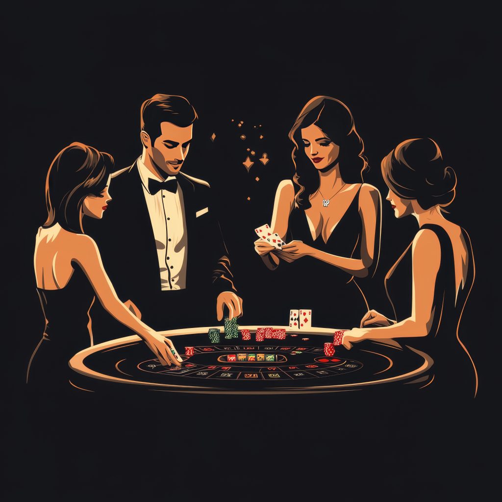 man-woman-playing-poker-casino